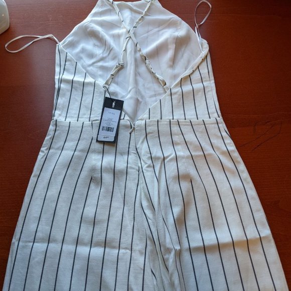 Dynamite - Pinstripe Halter neck Jumpsuit - Picture 3 of 10